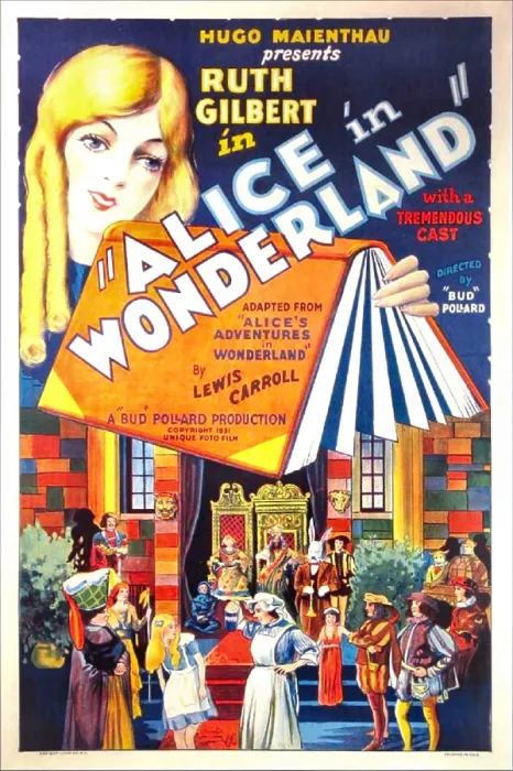 Framed Print : ALICE IN WONDERLAND, US poster art, top: Ruth Gilbert as Alice, 1931
