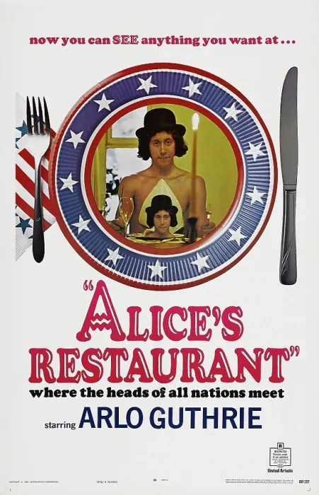 Framed Print : ALICE'S RESTAURANT, US poster, Arlo Guthrie, 1969 Framed Print : ALICE'S RESTAURANT, US poster, Arlo Guthrie, 1969
