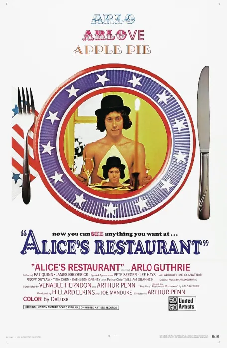Framed Print : ALICE'S RESTAURANT, US poster, Arlo Guthrie, 1969