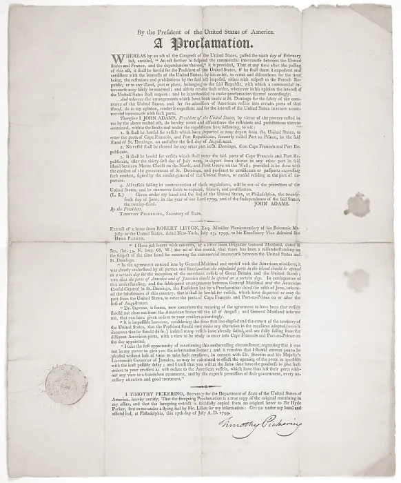 Framed Print : Alien and Sedition Acts of 1798. Printed document