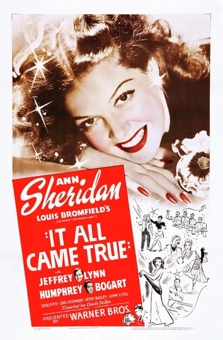 Framed Print : IT ALL CAME TRUE, Ann Sheridan, 1940