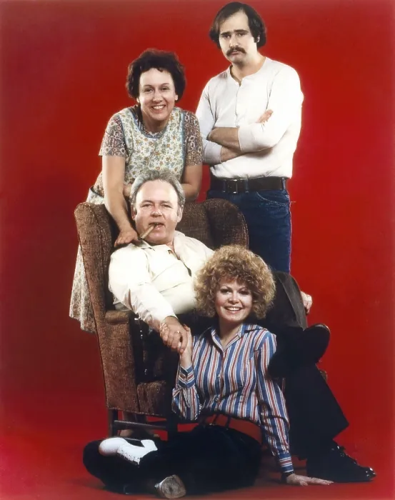 Framed Print : ALL IN THE FAMILY, clockwise from top left: Jean Stapleton, Rob Reiner, Sally Struthers, Carroll O'Connor, (1971), 1971-79 Framed Print : ALL IN THE FAMILY, clockwise from top left: Jean Stapleton, Rob Reiner, Sally Struthers, Carroll O'Connor, (1971), 1971-79