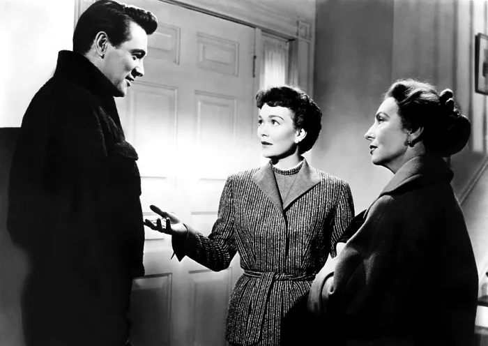 Framed Print : ALL THAT HEAVEN ALLOWS, Rock Hudson, Jane Wyman, Agnes Moorehead, 1955