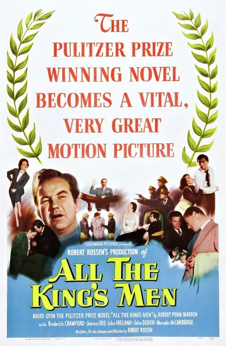 Framed Print : ALL THE KING'S MEN, left center: Broderick Crawford, 1949