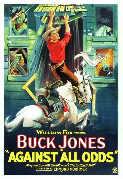 Framed Print : AGAINST ALL ODDS, top: Buck Jones on poster art, 1924, TM and Copyright 20th Century Fox Film Corp. All rights reserved. / courtesy Everett Collection Framed Print : AGAINST ALL ODDS, top: Buck Jones on poster art, 1924, TM and Copyright 20th Century Fox Film Corp. All rights reserved. / courtesy Everett Collection