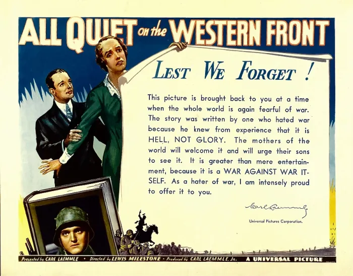 Framed Print : ALL QUIET ON THE WESTERN FRONT, bottom: Lew Ayres, 1930