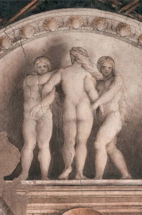 Framed Print : Allegri Antonio known as Correggio, Frescoes in the Camera della Badessa at the Convent of St Paolo in Parma, 1519, 16th Century, fresco, Italy, Emilia Romagna, Parma Framed Print : Allegri Antonio known as Correggio, Frescoes in the Camera della Badessa at the Convent of St Paolo in Parma, 1519, 16th Century, fresco, Italy, Emilia Romagna, Parma