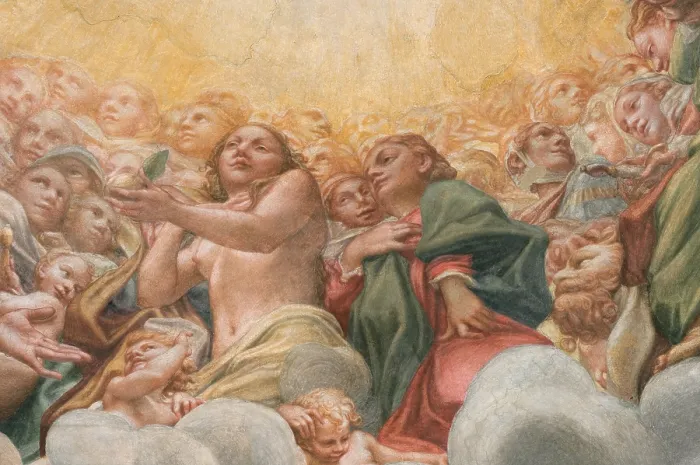 Framed Print : Allegri Antonio known as Correggio, Assumption of the Virgin, 1526 - 1530, 16th Century, fresco, Italy, Emilia Romagna, Parma, Santa Maria Assunta Cathedral, Dome Framed Print : Allegri Antonio known as Correggio, Assumption of the Virgin, 1526 - 1530, 16th Century, fresco, Italy, Emilia Romagna, Parma, Santa Maria Assunta Cathedral, Dome