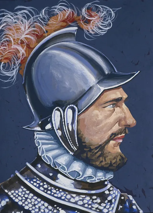 Framed Print : ALMAGRO, Diego de (1475-1538). Spanish conquistador in Peru. Oil. - Fonollosa / Iberfoto / Everett Collection (381843)**US SALES ONLY**