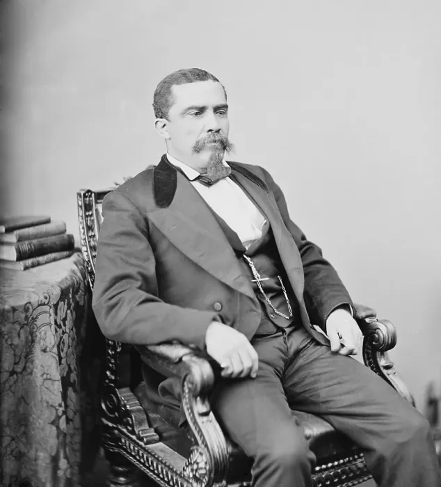 Framed Print : Alonzo Jacob Rancier (1834-1882), was politically active in the decade following the Civil war