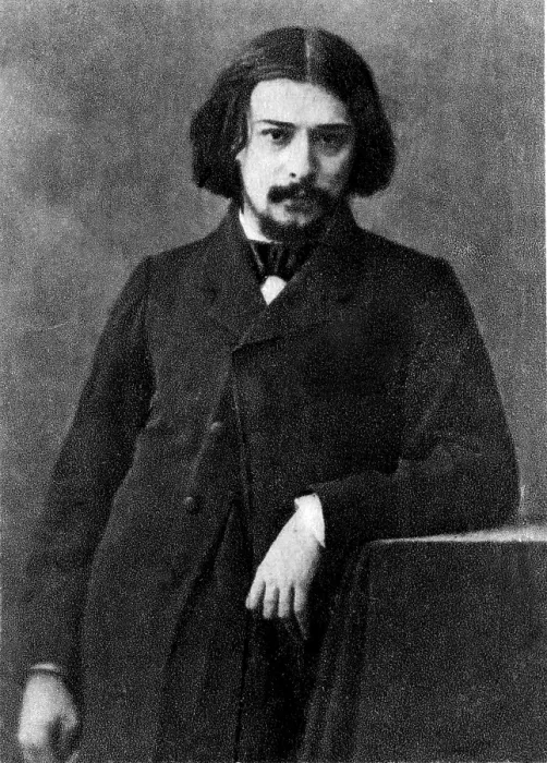 Framed Print : Alphonse Daudet (1840-1897) French novelist and short story writer. 1869