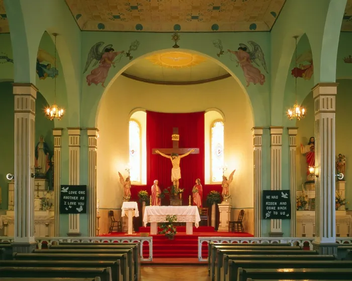 Framed Print : Altar of the church of Iglesia de San Elceario, San Elizario, TX, built ca. 1877 Framed Print : Altar of the church of Iglesia de San Elceario, San Elizario, TX, built ca. 1877