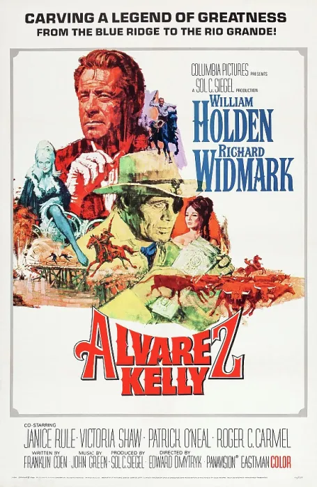 Framed Print : ALVAREZ KELLY, Victoria Shaw, William Holden, Richard Widmark, Janice Rule, 1966