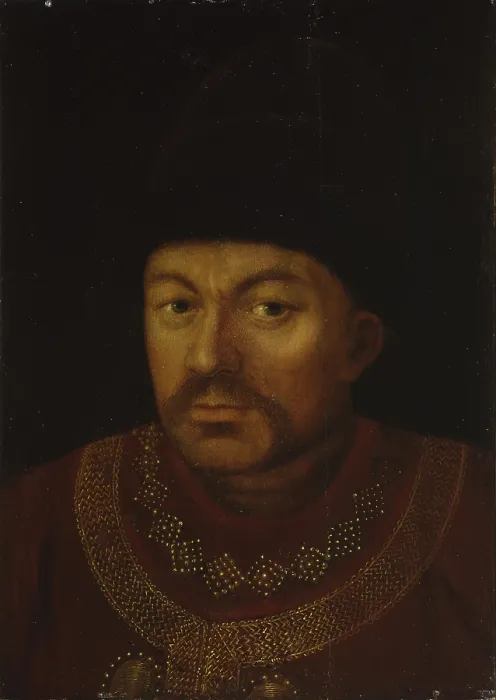 Framed Print : Ambassador Grigory Ivanovich Mikulin, by Anonymous artist, 18th century, oil on canvas. - Russia, Moscow, State Historical Museum (Gosudarstvennyj Istoriceskij Muzej)