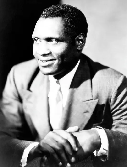 Framed Print : American actor, athlete, singer, and civil rights activist Paul Robeson, (1898-1976), c. 1940's.. Courtesy: CSU Archives  /  Everett Collection