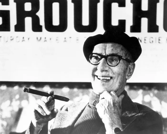 Framed Print : American comedian Groucho Marx, (1890-1977), c. 1975.. Courtesy: CSU Archives  /  Everett Collection