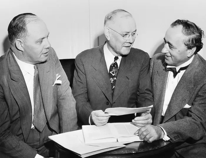 Framed Print : American Federation of Labor's Executive Council, August 9, 1943. L-R: George Meany, William Green, and Matthew Woll Framed Print : American Federation of Labor's Executive Council, August 9, 1943. L-R: George Meany, William Green, and Matthew Woll
