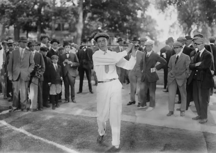 Framed Print : American golfer Francis DeSales Ouimet at the 1913 U.S. Open in Brookline, MA. Ouimet, a 20 year old amateur won the U.S Framed Print : American golfer Francis DeSales Ouimet at the 1913 U.S. Open in Brookline, MA. Ouimet, a 20 year old amateur won the U.S