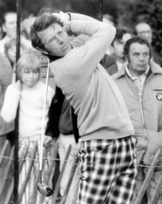 Framed Print : American golfer Hale Irwin, competing in the Piccadilly World Match Golf Championship in Wentworth, England, 1974.. Courtesy: CSU Archives  /  Everett Collection