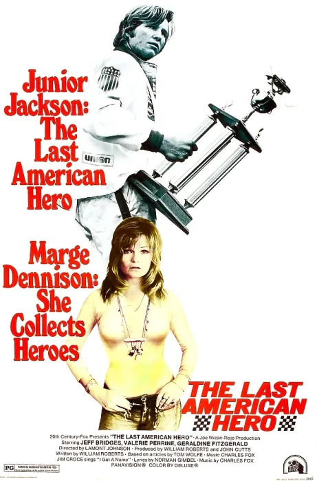 Framed Print : THE LAST AMERICAN HERO, Jeff Bridges (top), Valerie Perrine, 1973, TM & Copyright 20th Century Fox Film Corp. / courtesy Everett Collection