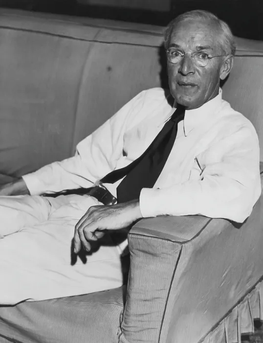 Framed Print : American novelist Upton Sinclair, (1878-1968), c. 1935.. Courtesy: CSU Archives  /  Everett Collection