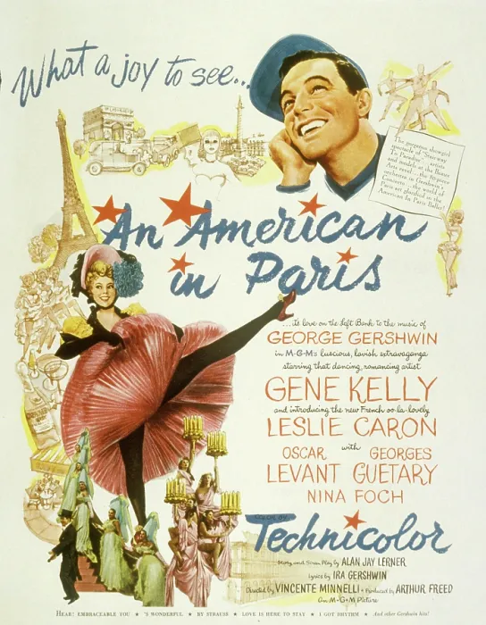 Framed Print : AN AMERICAN IN PARIS, Leslie Caron, Gene Kelly, 1951 Framed Print : AN AMERICAN IN PARIS, Leslie Caron, Gene Kelly, 1951