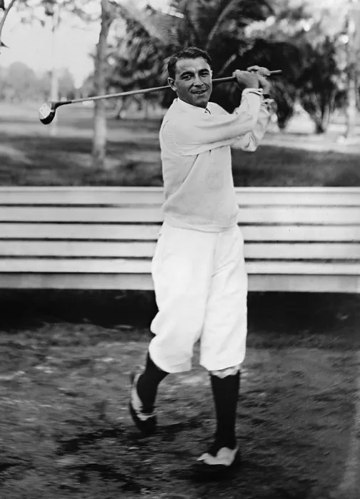 Framed Print : American professional golfer Gene Sarazen playing in Miami, Florida. The 19 year old was recuperating from an appendectomy. Dec. 1921. (BSLOC_2015_17_117) Framed Print : American professional golfer Gene Sarazen playing in Miami, Florida. The 19 year old was recuperating from an appendectomy. Dec. 1921. (BSLOC_2015_17_117)