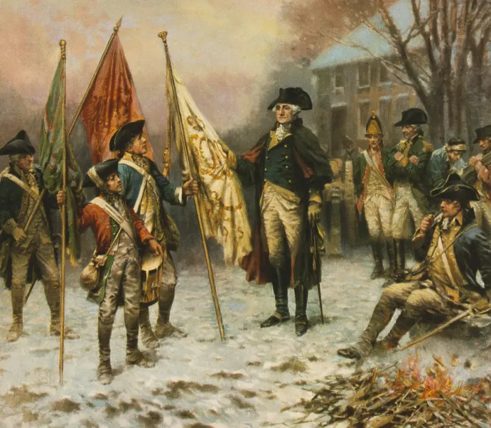 Framed Print : American Revolution. Battle of Trenton, Dec. 25-26, 1776. George Washington inspecting the surrendered Hessian colors after the Battle of Trenton (BSLOC_2019_3_123) Framed Print : American Revolution. Battle of Trenton, Dec. 25-26, 1776. George Washington inspecting the surrendered Hessian colors after the Battle of Trenton (BSLOC_2019_3_123)