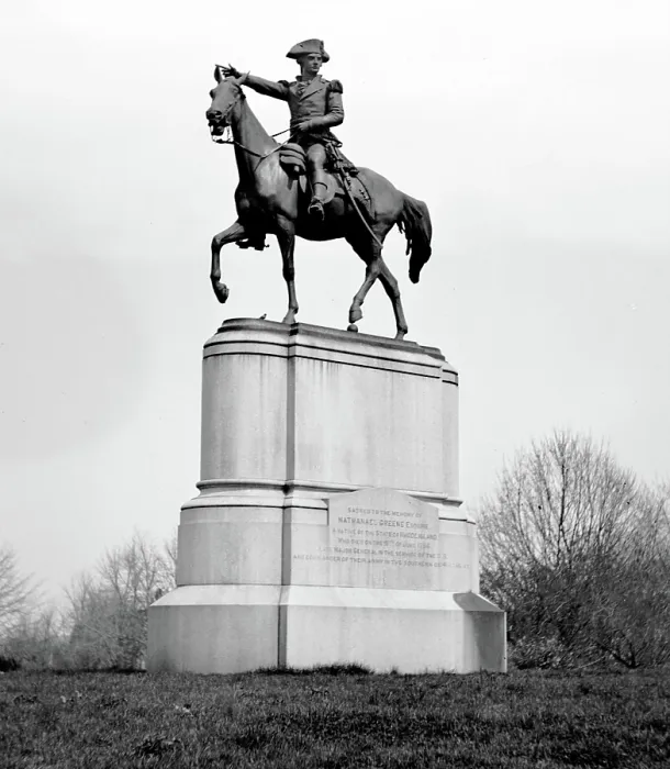 Framed Print : The American Revolution. An equestrian statue of Major General Nathanael Greene at Stanton Square in Washington, DC Framed Print : The American Revolution. An equestrian statue of Major General Nathanael Greene at Stanton Square in Washington, DC
