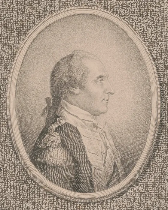 Framed Print : American Revolution. George Washington, portrait engraving published in London by R. Wilkinson, 1783