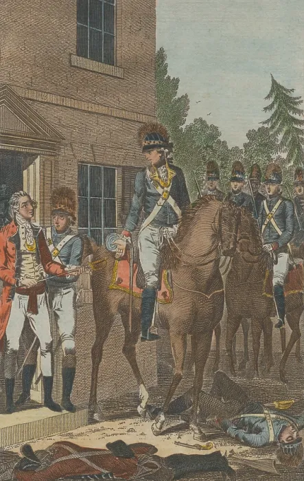 Framed Print : American Revolution, New York-New Jersey Campaign, American General Charles Lee was captured in Morris County, New Jersey Framed Print : American Revolution, New York-New Jersey Campaign, American General Charles Lee was captured in Morris County, New Jersey