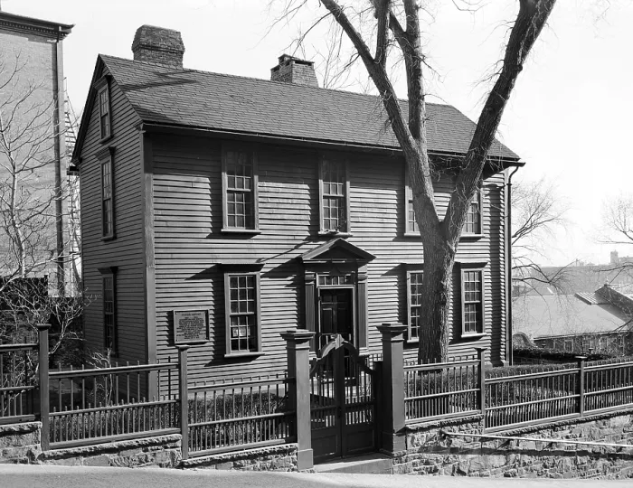 Framed Print : The American Revolution. Stephen Hopkins House, Providence, RI. Built ca. 1708, photo 1958