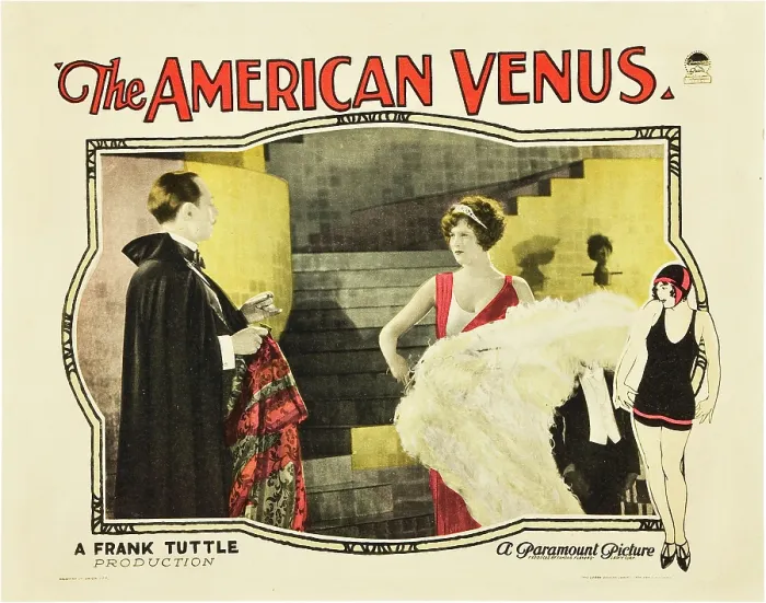 Framed Print : AMERICAN VENUS, right: Louise Brooks on lobbycard, 1926