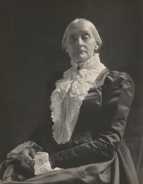 Framed Print : American women suffrage leader, Susan B. Anthony, 1900-1906 (BSLOC_2018_2_44)