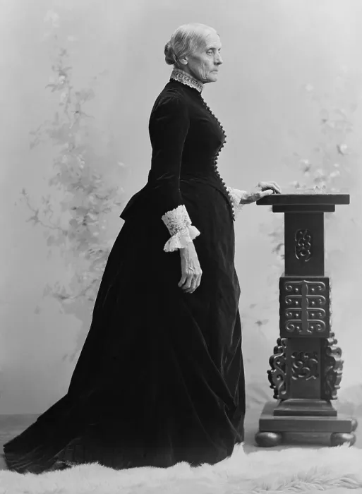 Framed Print : American women suffrage leader, Susan B. Anthony, 1891. Photo by Charles M. Bell (BSLOC_2018_2_45)