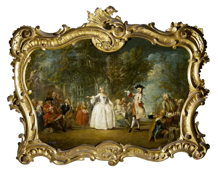 Framed Print : AMIGONI, Jacopo (1682-1752). Party in a garden. Rococo. Oil on canvas. SPAIN. Madrid. Prado Museum. - CAGP / Iberfoto / Everett Collection (168592)**US SALES ONLY** Framed Print : AMIGONI, Jacopo (1682-1752). Party in a garden. Rococo. Oil on canvas. SPAIN. Madrid. Prado Museum. - CAGP / Iberfoto / Everett Collection (168592)**US SALES ONLY**