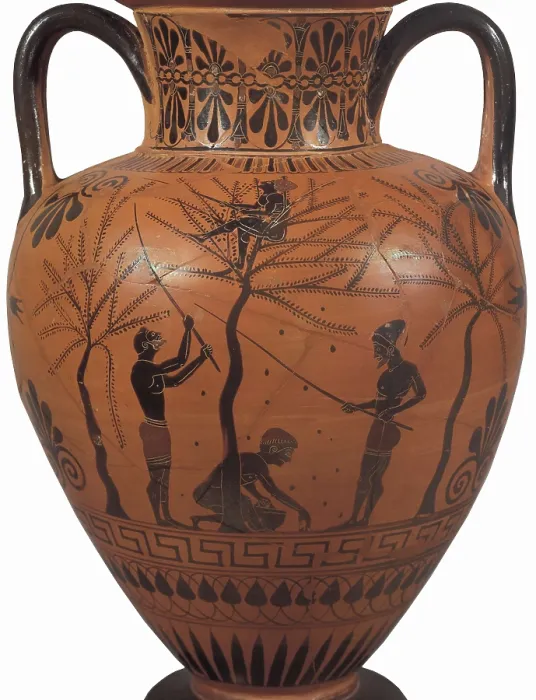 Framed Print : Amphora. 530 -510 BC. Archaic Greek art. Ceramics. UNITED KINGDOM. London. The British Museum. AISA / Everett Collection**US SALES ONLY**