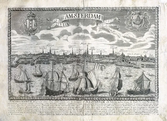 Framed Print : Amsterdam in 16th-17th centuries. Engraving. AISA / Everett Collection**US SALES ONLY** Framed Print : Amsterdam in 16th-17th centuries. Engraving. AISA / Everett Collection**US SALES ONLY**