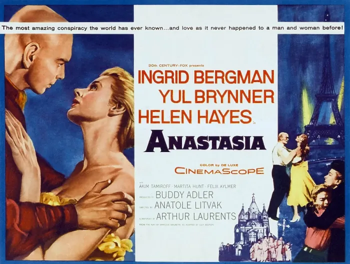 Framed Print : ANASTASIA, Yul Brynner, Ingrid Bergman, 1956. TM and Copyright 20th Century Fox Film Corp. All rights reserved. Courtesy: Everett Collection Framed Print : ANASTASIA, Yul Brynner, Ingrid Bergman, 1956. TM and Copyright 20th Century Fox Film Corp. All rights reserved. Courtesy: Everett Collection