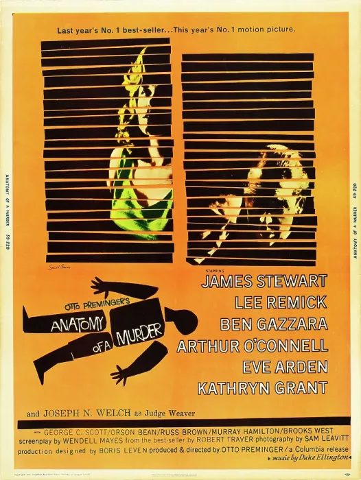 Framed Print : ANATOMY OF A MURDER, l-r: Lee Remick, James Stewart on U.S. poster art, 1959 Framed Print : ANATOMY OF A MURDER, l-r: Lee Remick, James Stewart on U.S. poster art, 1959