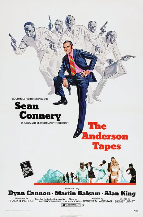 Framed Print : THE ANDERSON TAPES, Sean Connery, 1971