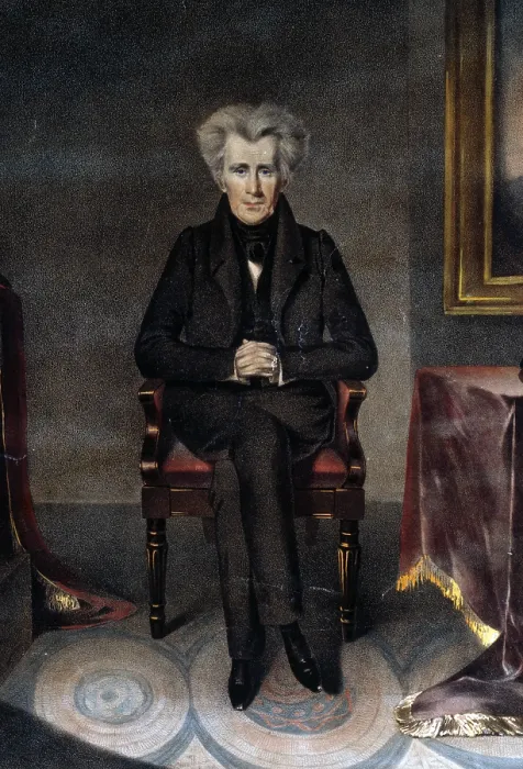 Framed Print : Andrew Jackson, President of the United States / from the original painting by W.J. Hubard ; drawn on stone by A. Newsam. 1830 Framed Print : Andrew Jackson, President of the United States / from the original painting by W.J. Hubard ; drawn on stone by A. Newsam. 1830