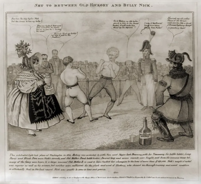 Framed Print : Andrew Jackson's war on the Bank of the United States
