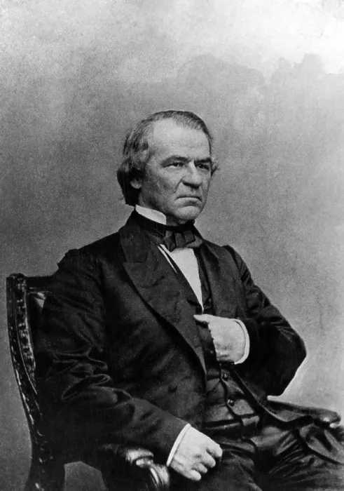Framed Print : Andrew Johnson, 17th President, ca. 1860s. Courtesy: CSU Archives / Everett Collection