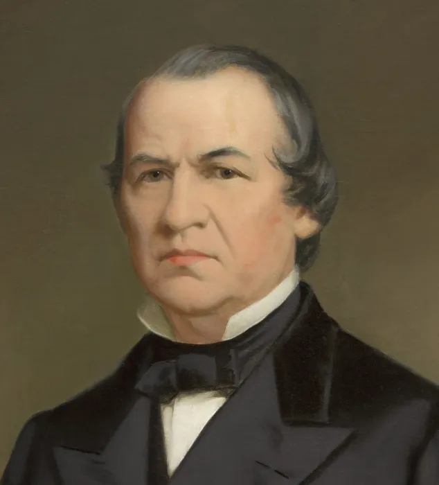 Framed Print : Andrew Johnson, 17th President of the United States, became president on Abraham Lincolns assassination of April 15, 1965 and barely served out his term until 1869 Framed Print : Andrew Johnson, 17th President of the United States, became president on Abraham Lincolns assassination of April 15, 1965 and barely served out his term until 1869