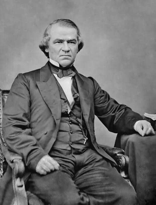 Framed Print : Andrew Johnson in portrait photo taken in the Matthew Brady studio in the 1860s (BSLOC_2019_5_96) Framed Print : Andrew Johnson in portrait photo taken in the Matthew Brady studio in the 1860s (BSLOC_2019_5_96)