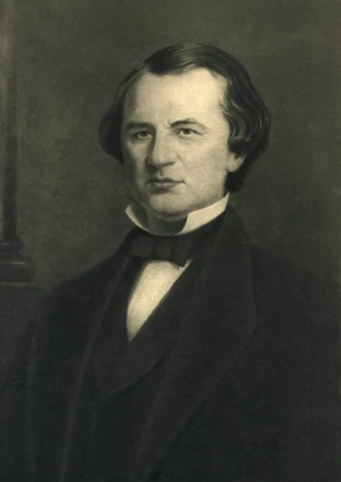 Framed Print : Andrew Johnson possibly when he was Governor of Tennessee, 1853-1857. He encouraged the opening of public librarys and the states first public School system (BSLOC_2019_5_93) Framed Print : Andrew Johnson possibly when he was Governor of Tennessee, 1853-1857. He encouraged the opening of public librarys and the states first public School system (BSLOC_2019_5_93)