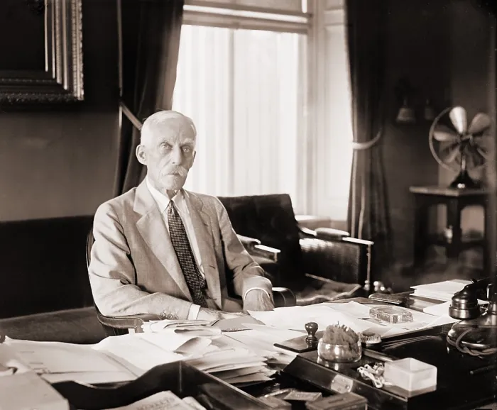 Framed Print : Andrew Mellon (1855-1937), Secretary of the Treasury from 1921-1932. His pro-business policies were later characterized as trickle down economics. Dec Framed Print : Andrew Mellon (1855-1937), Secretary of the Treasury from 1921-1932. His pro-business policies were later characterized as trickle down economics. Dec