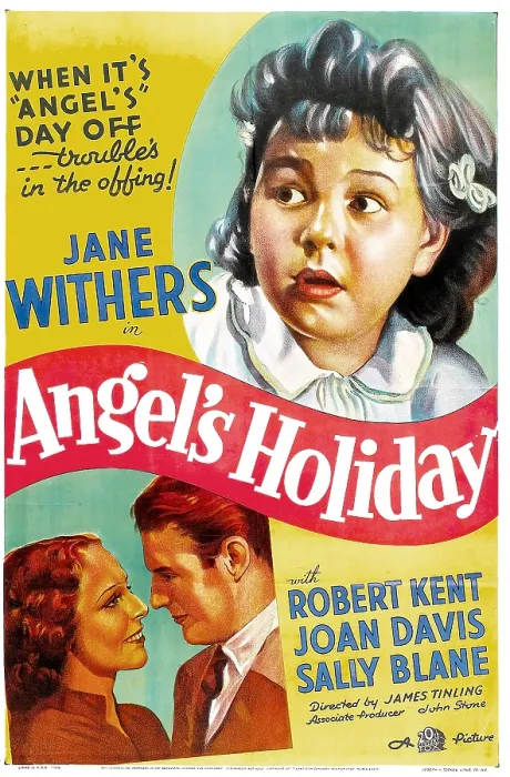 Framed Print : ANGEL'S HOLIDAY, US poster art, top: Jane Withers; bottom from left: Sally Blane, Robert Kent, 1937. TM & copyright 20th Century Fox Film Corp