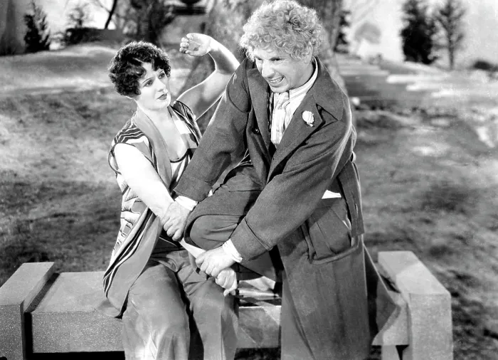 Framed Print : ANIMAL CRACKERS, from left, Margaret Irving, Harpo Marx, 1930